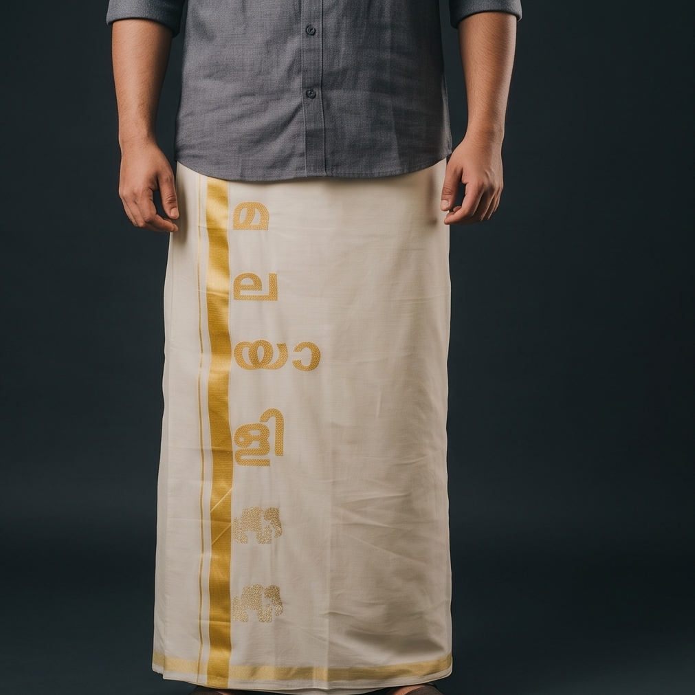 Malayali Kasavu Mundu