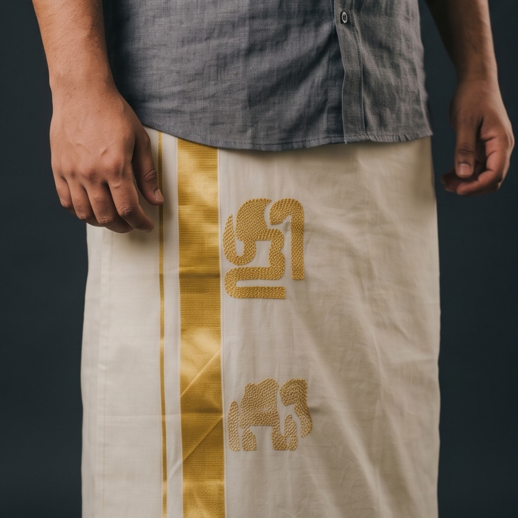 Malayali Kasavu Mundu