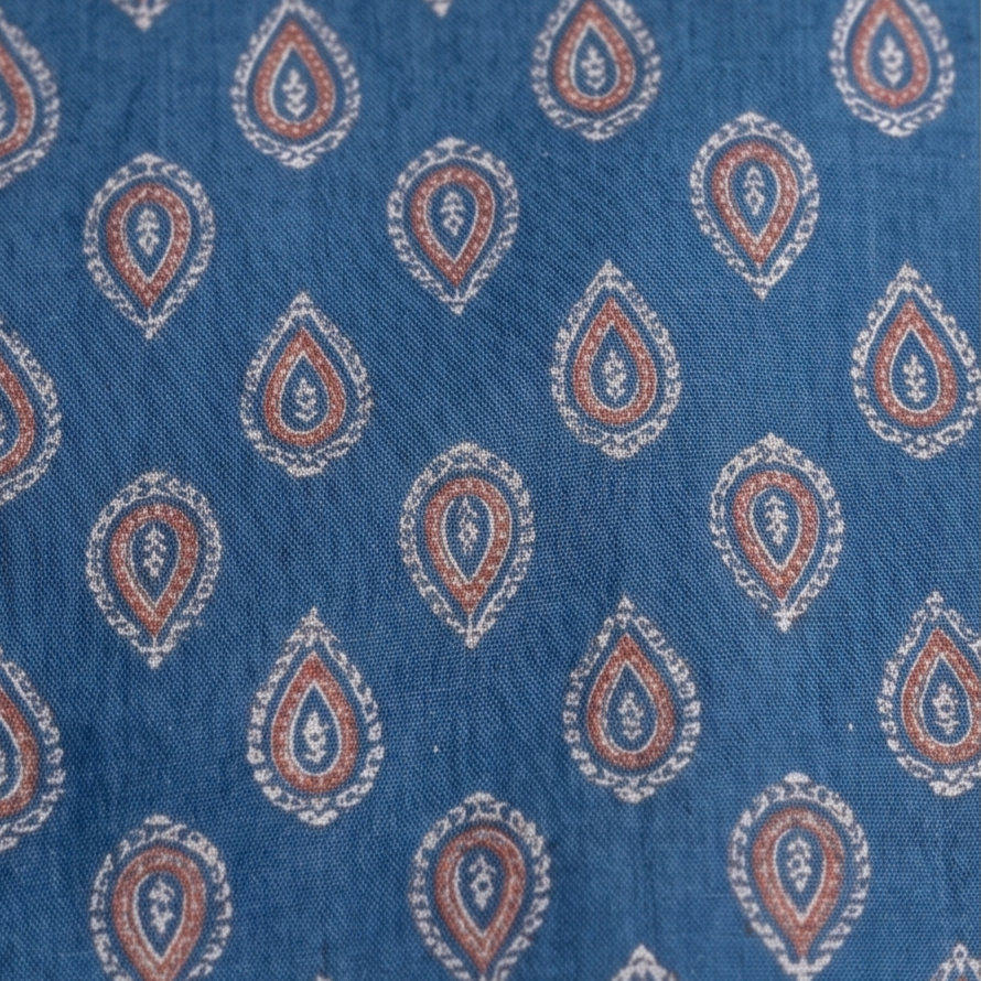 Indigo Teardrop Block Print Kurta